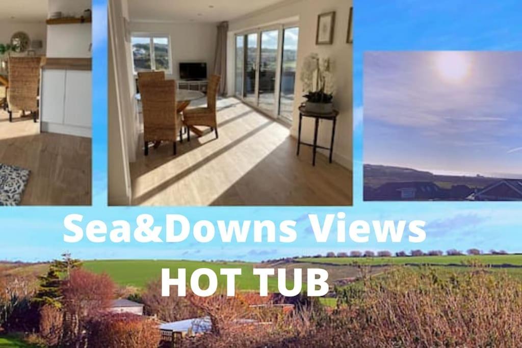 Spacious With Sea/ Downs Views Sole Use Of Hottub In Seaford